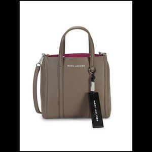 Marc Jacobs Tote Tag Loam Soil Leather Bag